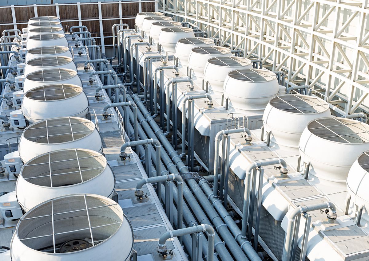 Industrial ventilation HVAC project